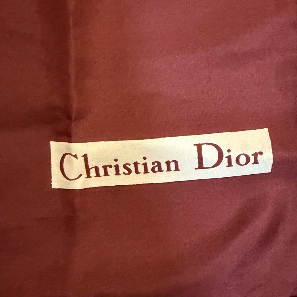 Christian Dior Vintage 100% Silk Square Scarf – Geometric Block Print - Picture 7 of 7